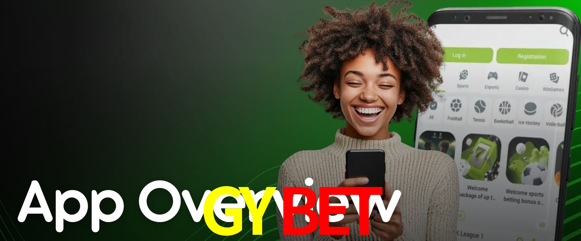 APP oficial da GYBET para mobile